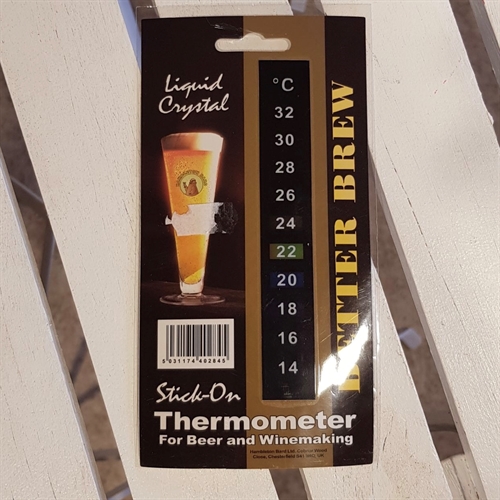 Stick-on termometer